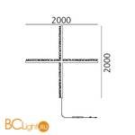 Настенный светильник Artemide Hsiang 0201030A - Схема