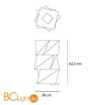 Подвесной светильник Artemide Tatsuno-Otoshigo 1696010A - Схема