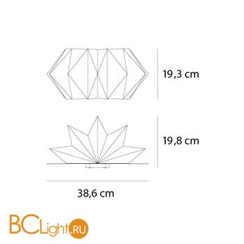 Настольный светильник Artemide Hoshigame 1689010A - Схема
