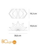 Настольный светильник Artemide Hoshigame 1689010A - Схема