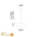 Подвесной светильник Artemide Itka DX0060A10 - Схема