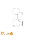 Настольный светильник Artemide Laguna 1805160A - Схема