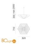 Подвесной светильник Artemide Lampada DM2004B10 - Схема