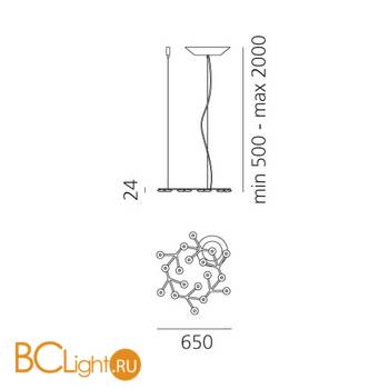 Подвесной светильник Artemide Led Net 1575050APP - Схема
