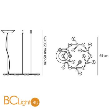 Подвесной светильник Artemide Led Net 1575050A - Схема