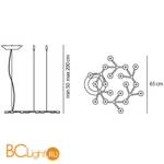 Подвесной светильник Artemide Led Net 1575050A - Схема