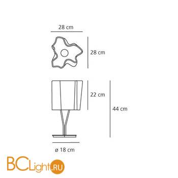 Настольная лампа Artemide Logico 0700140A - Схема