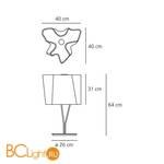 Настольная лампа Artemide Logico 0457140A - Схема