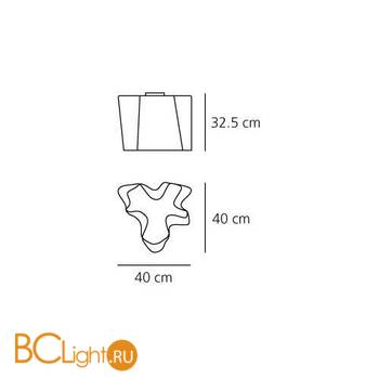 Потолочный светильник Artemide Logico soffitto singola 0452020A - Схема