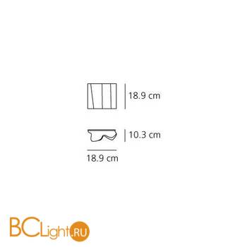 Настенный светильник Artemide Logico parete micro - Halo 0846030A - Схема