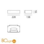 Настенный светильник Artemide Melete 1633W10A - Схема