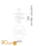 Подвесной светильник Artemide Mercury 1477W10A - Схема