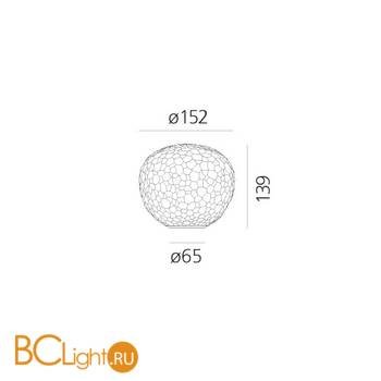 Настольный светильник Artemide Meteorite 1703110A - Схема