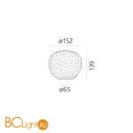 Настольный светильник Artemide Meteorite 1703110A - Схема