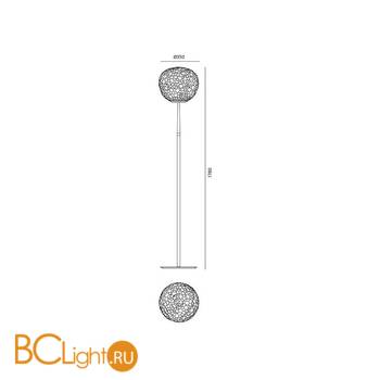 Торшер Artemide Meteorite 1706010A - Схема