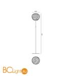 Торшер Artemide Meteorite 1706010A - Схема