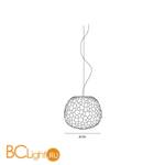 Подвесной светильник Artemide Meteorite 1710010A - Схема