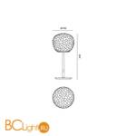 Настольный лампа Artemide Meteorite 1709010A - Схема