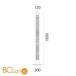 Напольный светильник Artemide Mimesi 1835010APP - Схема