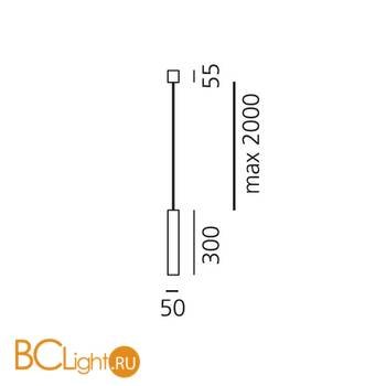 Подвесной светильник Artemide Miyako DJ1001C00 - Схема