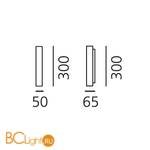 Настенный светильник Artemide Miyako DJ1001G16 - Схема