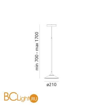 Подвесной светильник Artemide Orsa 0351030A - Схема