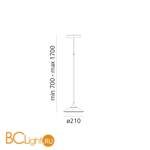 Подвесной светильник Artemide Orsa 0351030A - Схема