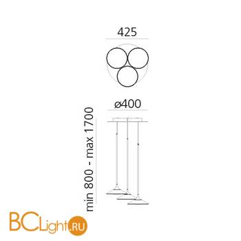 Подвесной светильник Artemide Orsa 0353030A - Схема