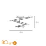 Потолочный светильник Artemide Pirce LED Mini Gold 1255020A - Схема