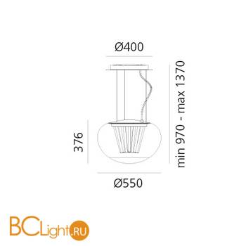 Подвесной светильник Artemide Spectral Light 0341010A - Схема