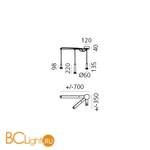 Подвесной светильник Artemide Stablight Smart DAL0028A14 - Схема