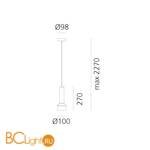 Подвесной светильник Artemide Stablight DAL0027N80 - Схема