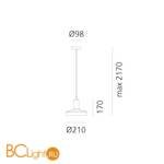 Подвесной светильник Artemide Stablight DAL0027O80 - Схема