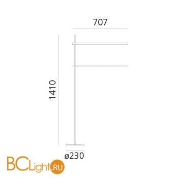 Напольный светильник Artemide Talak 0688510A - Схема