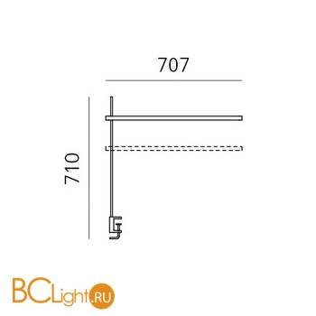 Настольный светильник Artemide Talak 0678510A - Схема