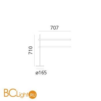 Настольный светильник Artemide Talak 0687510A - Схема