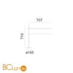 Настольный светильник Artemide Talak 0687510A - Схема