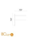 Бра Artemide Talak 0677510A - Схема