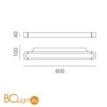 Настенный светильник Artemide Talo 1914040A - Схема