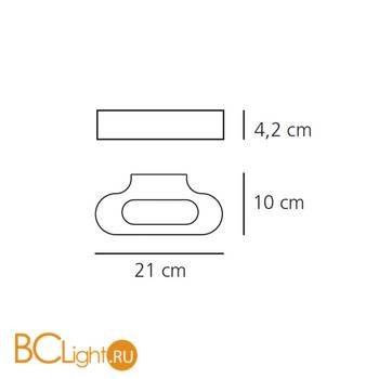 Настенный светильник Artemide Talo 0615W20A - Схема