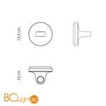 Настенный светильник Artemide Tigia 1631040A - Схема