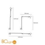 Бра Artemide Tolomeo A0460W50 - Схема