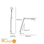Торшер Artemide Tolomeo A013930 - Схема