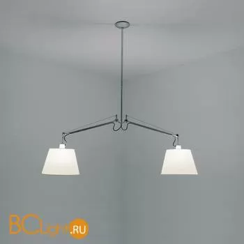 Подвесной светильник Artemide Tolomeo basculante sospensione 2 bracci - Pergamena 320 0630010A + 2 x 0780010A