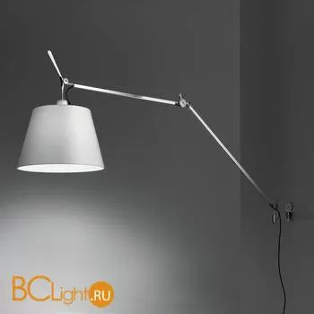Бра Artemide Tolomeo mega parete led dimmable alluminium 0761010A + 0563050A + 0781020A
