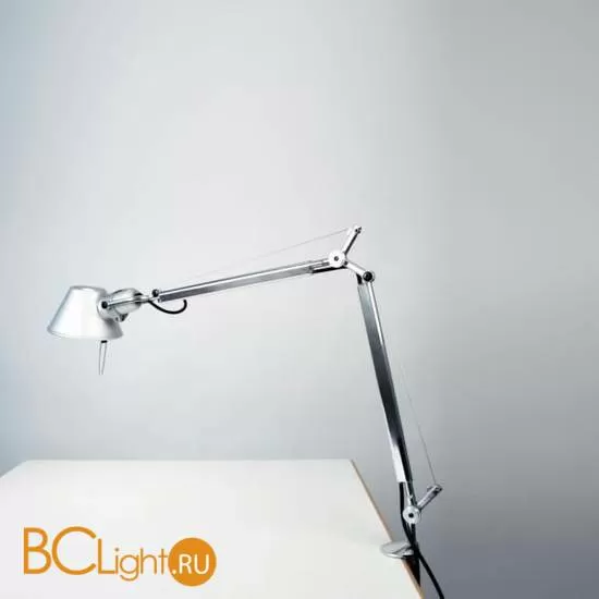 Настольная лампа Artemide Tolomeo mini table fluo alluminio A006000 + A004100