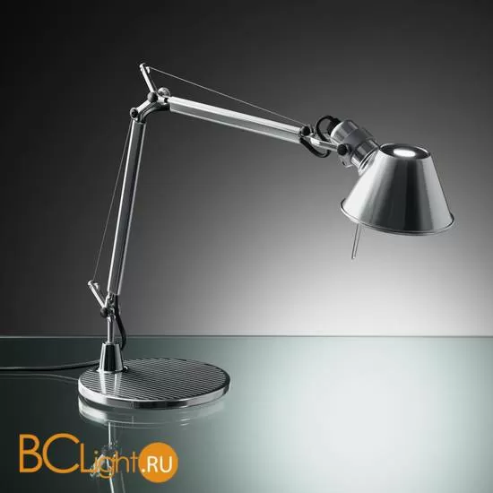 Настольная лампа Artemide Tolomeo mini table fluo alluminio A006000 + A008600