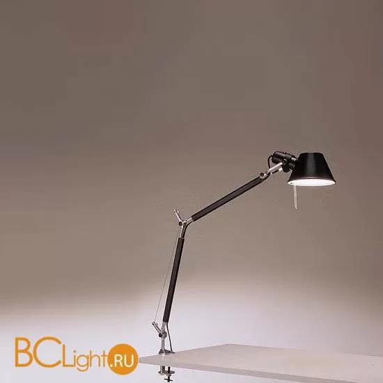 Настольная лампа Artemide Tolomeo mini table fluo black A006030 + A004100