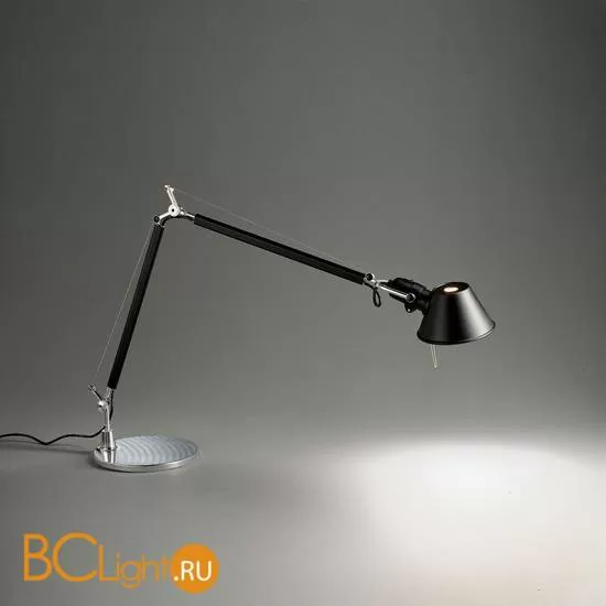 Настольная лампа Artemide Tolomeo mini table fluo black A006030 + A008600
