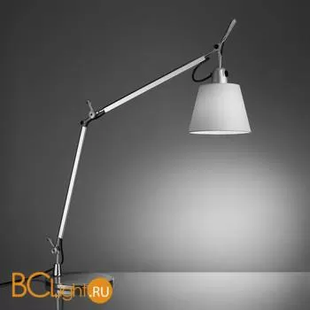 Настольная лампа Artemide Tolomeo basculante tavolo satin 180 0947020A + A004030